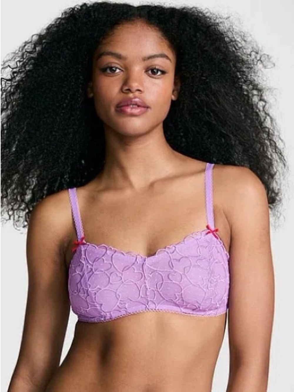 Victoria’s Secret PINK Wink Wink Unlined Scoop Heart Bralette